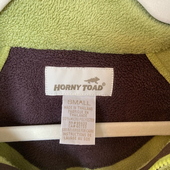 Horny Toad Green fleece - Picture 2 of 5